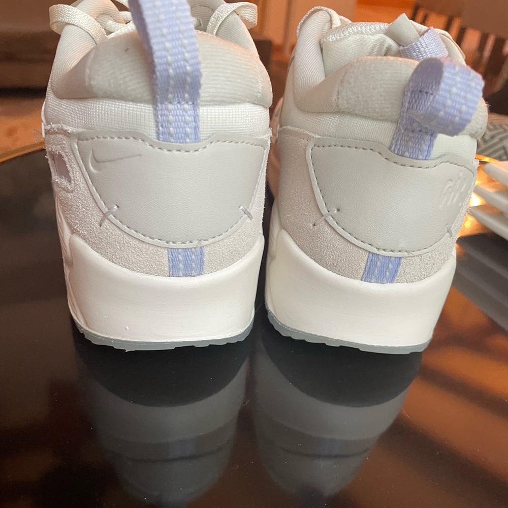 Nike Air Max 90 Futura Triple White (W) Sneakers Athletic Shoes - Picture 4 of 9